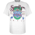 NFL - Cowboys VS Bills, Super Bowl 28th T-Shirt 1993 X-Large Vintage Retro Football