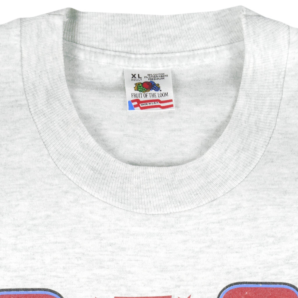 NFL (Fruit Of The Loom) - Houston Oilers, AFC Champions T-Shirt 1993 X-Large Vintage Retro Football