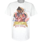 NHL (Nutmeg) - Detroit Red Wings, Steve Yzerman T-Shirt 1998 Large Vintage Retro Hockey