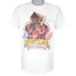 NHL (Nutmeg) - Detroit Red Wings, Steve Yzerman T-Shirt 1998 Large Vintage Retro Hockey