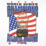 Starter - Atlanta Braves Western Division Champs T-Shirt 1995 X-Large Vintage Retro Baseball Vintage Retro Baseball