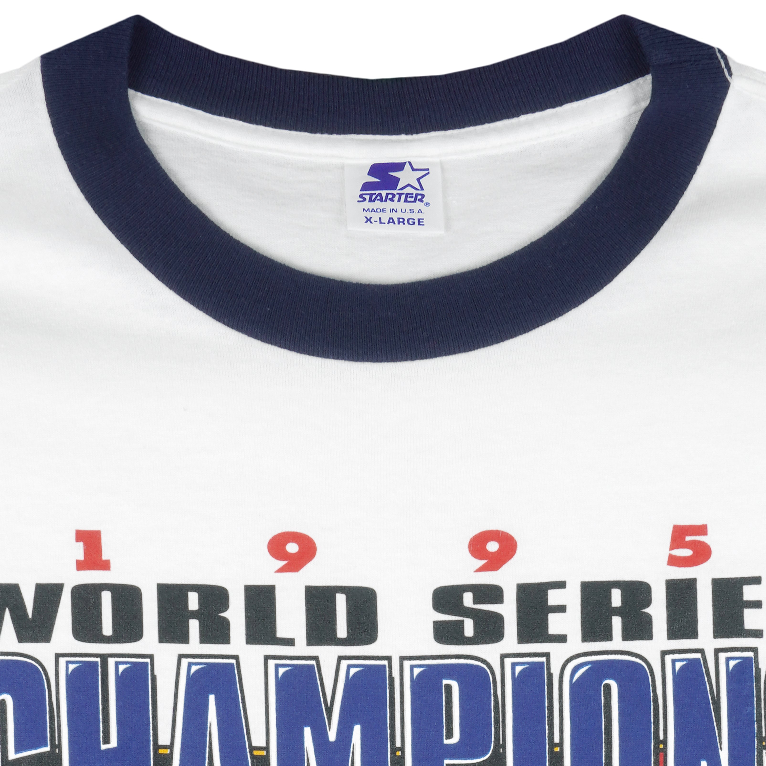 Vintage Atlanta Braves Deadstock 1995 World Series Champions Tshirt Medium