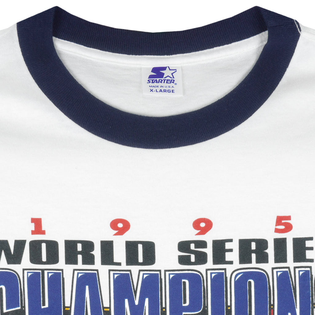 Starter - Atlanta Braves Western Division Champs T-Shirt 1995 X-Large Vintage Retro Baseball Vintage Retro Baseball