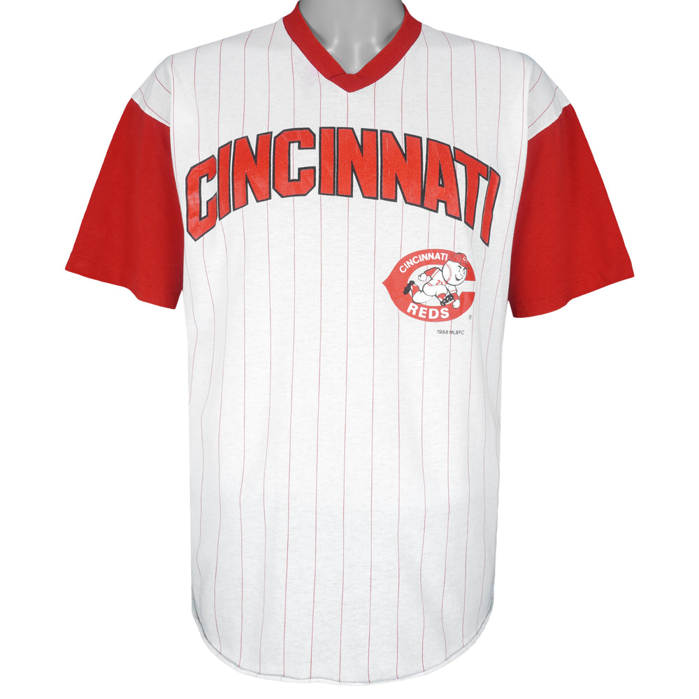 Reebok - Cincinnati Reds Big Logo T-Shirt 1988 X-Large Vintage Retro Baseball