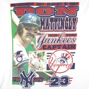 MLB (Delta) - Yankees Don Mattingly T-Shirt 1997 X-Large Vintage Retro Baseball