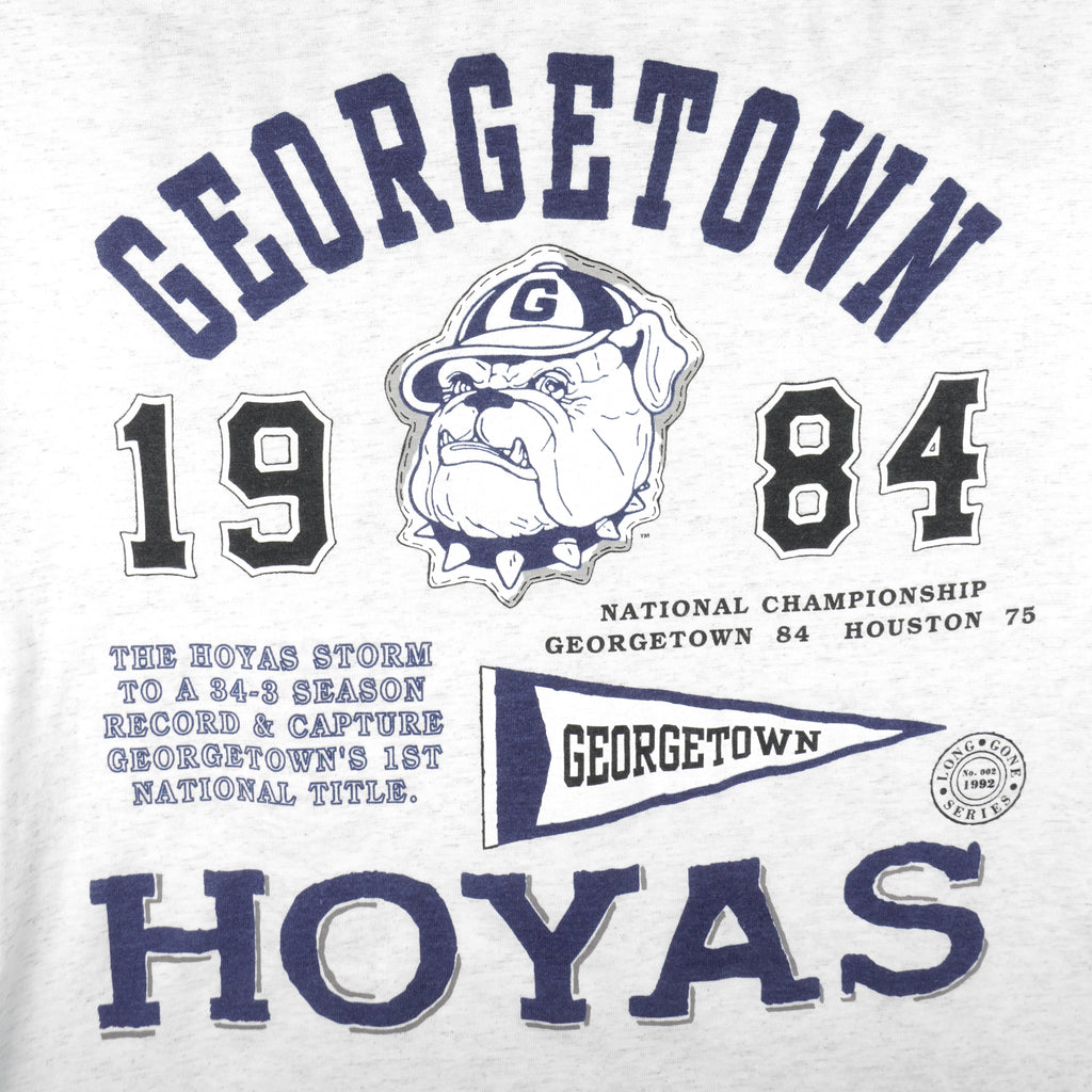 NCAA - Georgetown Hoyas Long Sleeve Shirt 1990s X-Large Vintage Retro College
