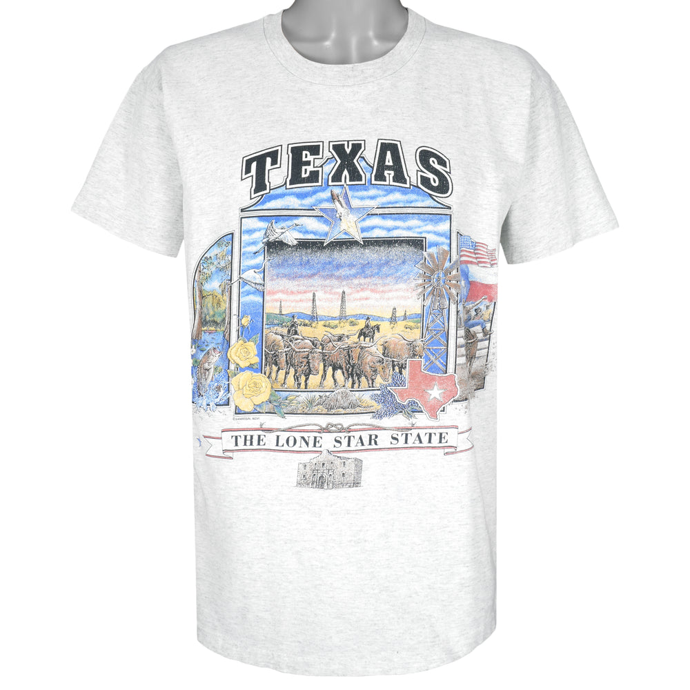 Vintage - The Lone Star State, Texas T-Shirt 1990s Large Vintage Retro