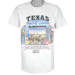 Vintage (Anvil) - The Lone Star State Texas T-Shirt 1990s Large