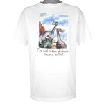 Vintage (The Far Side) - The Real Reason Dinosaurs Became Extinct T-Shirt 1991 X-Large