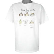 Vintage (The Far Side) - Know Your Insects Deadstock T-Shirt 1986 X-Large Vintage Retro