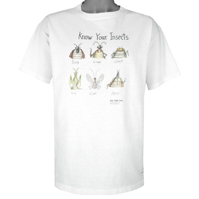 Vintage (The Far Side) - Know Your Insects Deadstock T-Shirt 1986 X-Large