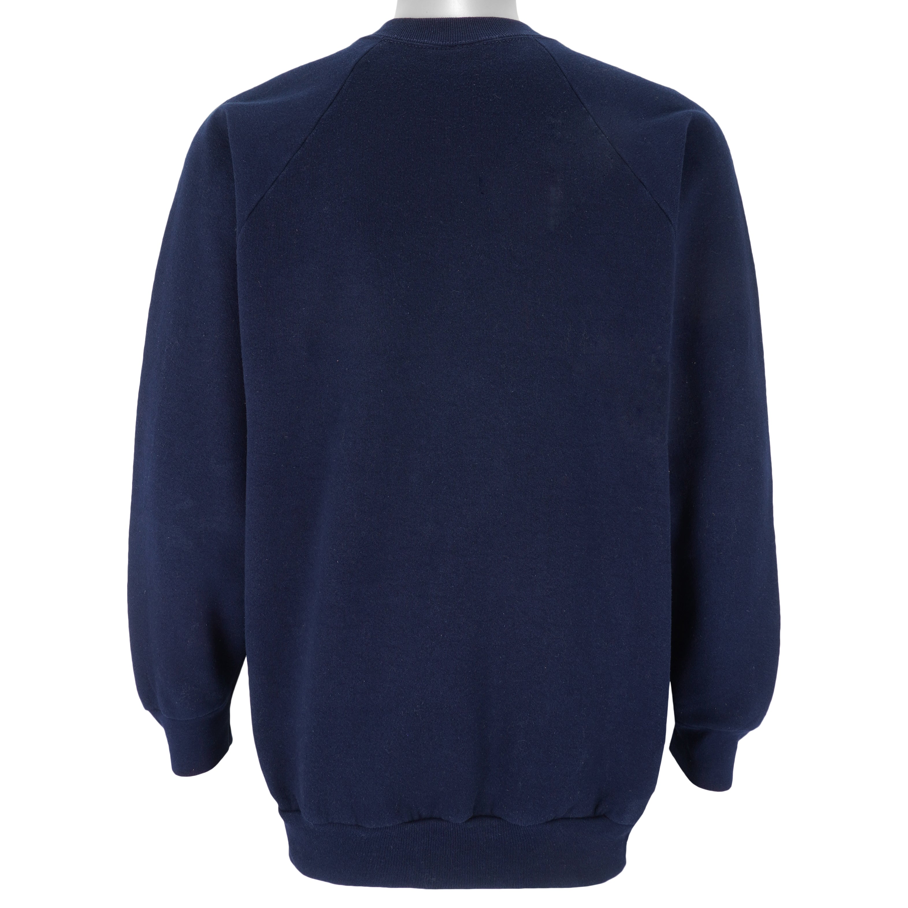 NHL - Blue Buffalo Sabres Crew Neck Sweatshirt 1990s X-Large Vintage Retro Hockey
