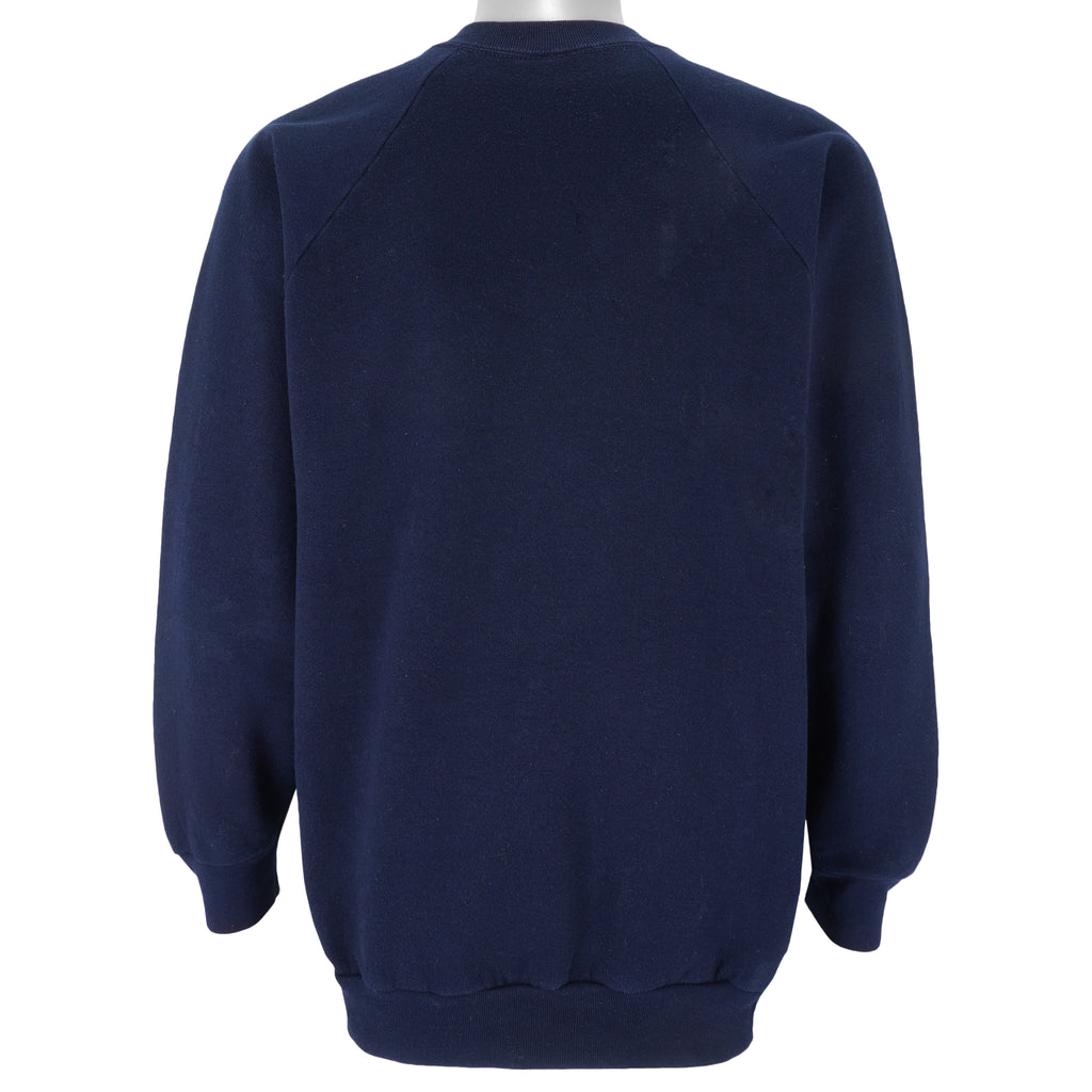 NHL - Blue Buffalo Sabres Crew Neck Sweatshirt 1990s X-Large Vintage Retro Hockey