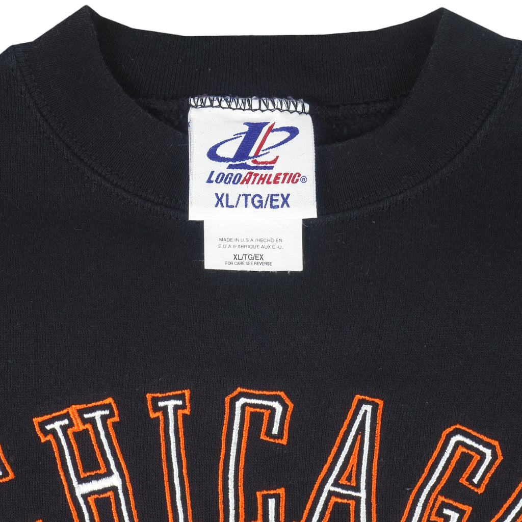 NFL - Chicago Bears Embroidered Crew Neck Sweatshirt 1990s X-Large Vintage Retro Football