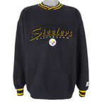Starter - Pittsburgh Steelers Embroidered Crew Neck Sweatshirt 1990s X-Large Vintage Retro Football