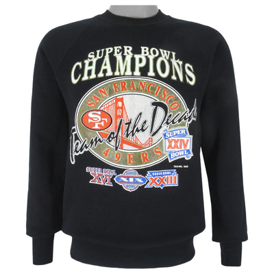 NFL (Jerzees) - San Francisco 49ers Super Bowl Champions Sweatshirt 1989 Medium