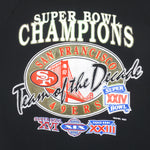 NFL (Jerzees) - 49ers Super Bowl Champions Sweatshirt 1989 Medium Vintage Retro Football