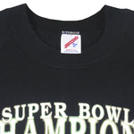 NFL (Jerzees) - 49ers Super Bowl Champions Sweatshirt 1989 Medium Vintage Retro Football