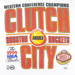 NBA (Hanes) - Houston Rockets World Champions T-Shirt 1994 X-Large Vintage Retro Basketball