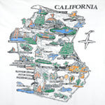 Vintage (Short Thills Tee) - California Map T-Shirt 1990s X-Large Vintage Retro