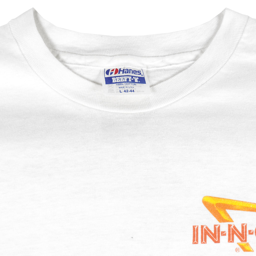 Vintage (Hanes) - IN-N-OUT Burger No Delay T-Shirt 1990s Large Vintage Retro