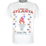 Vintage (Hanes) - I Was In Atlanta Olympic Games T-Shirt 1996 Large