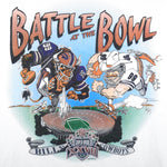 NFL -  Battle at The Bowl Bills VS Cowboys , Super Bowl 28th T-Shirt 1992 Large Vintage Retro Football