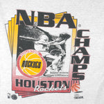 NBA (Jerzees) - Houston Rockets T-Shirt 1990s Large Vintage Retro Basketball 