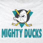 NHL - Grey Mighty Ducks of Anaheim T-Shirt 1993 Large Vintage Retro Hockey