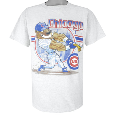 MLB (Logo 7) - Chicago Cubs Big Logo T-Shirt 1996 Large
