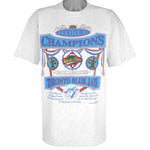 MLB (Nutmeg)- Toronto Blue Jays, Champions T-Shirt 1992 Large Vintage Retro Baseball