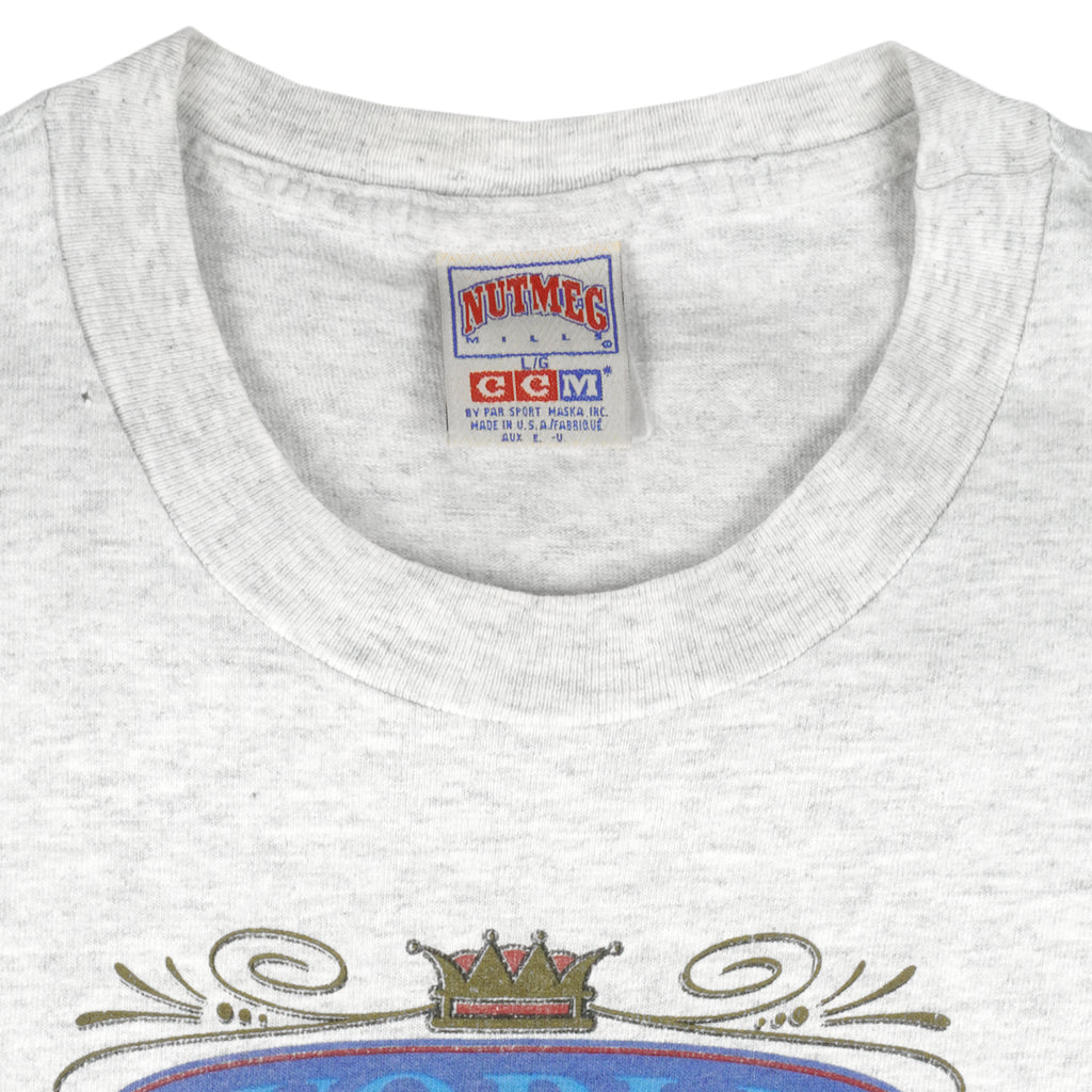 MLB (Nutmeg)- Toronto Blue Jays, Champions T-Shirt 1992 Large Vintage Retro Baseball
