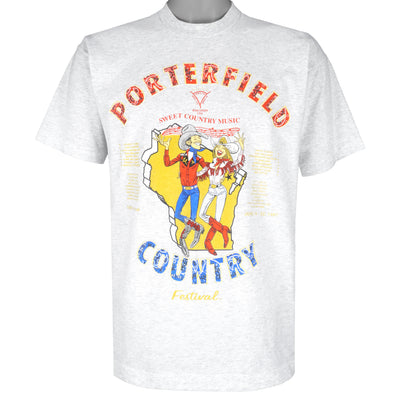Vintage - Porterfield Country Music Festival T-Shirt 1997 Large