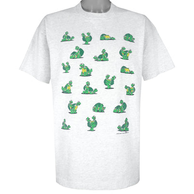 Vintage (Fruit Of The Loom) - Turtles Love Positions T-Shirt 1990s X-Large