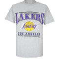 NBA (Lee)- Los Angeles Lakers Big Logo T-Shirt 1990s Medium Vintage Retro Basketball
