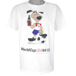 Vintage (Coca Cola) - World Cup USA 94 Mascot T-Shirt 1992 Large
