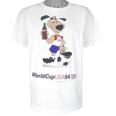 Vintage (Coca Cola) - World Cup USA 94 Mascot T-Shirt 1992 Large