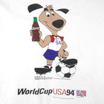 Vintage (Coca Cola) - World Cup USA 94 T-Shirt 1992 Large Vintage Retro Football 