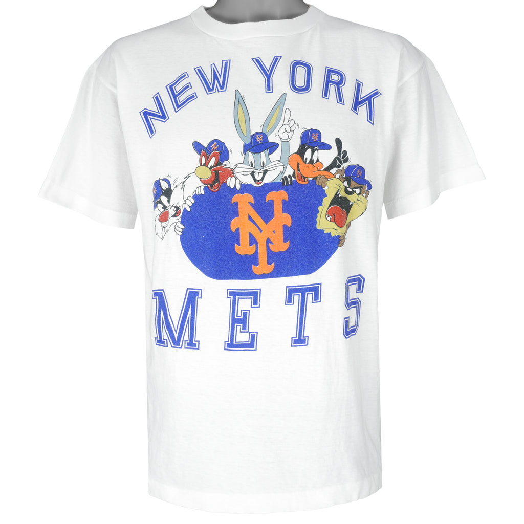 MLB - New York Mets VS Looney Tunes T-Shirt 1990s Large Vintage Retro Baseball