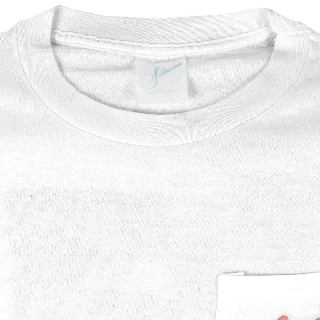 Vintage (Camel) - Joe Sent you Joes Beach Club T-Shirt 1990s X-Large Vintage Retro