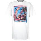 Diadora - Team Azzurri Football T-Shirt 1990s X-Large Vintage Retro