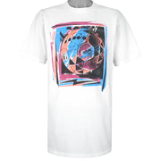 Diadora - Team Azzurri Football T-Shirt 1990s X-Large Vintage Retro