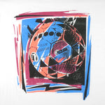 Diadora - Team Azzurri Football T-Shirt 1990s X-Large Vintage Retro