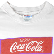 Vintage (Hanes) - Enjoy Coca-Cola T-Shirt 1990s Large Vintage Retro