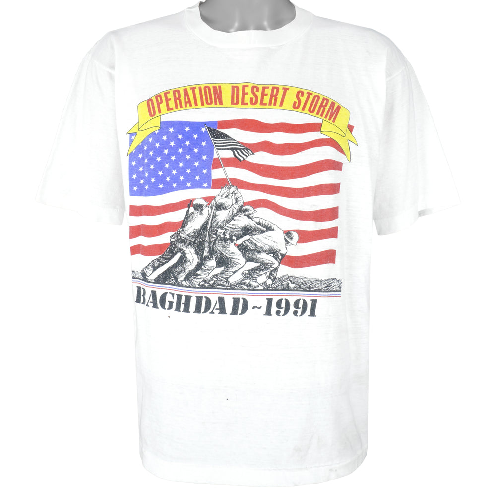 Vintage (Proace) - Operation Desert Storm T-Shirt 1990s X-Large Vintage Retro