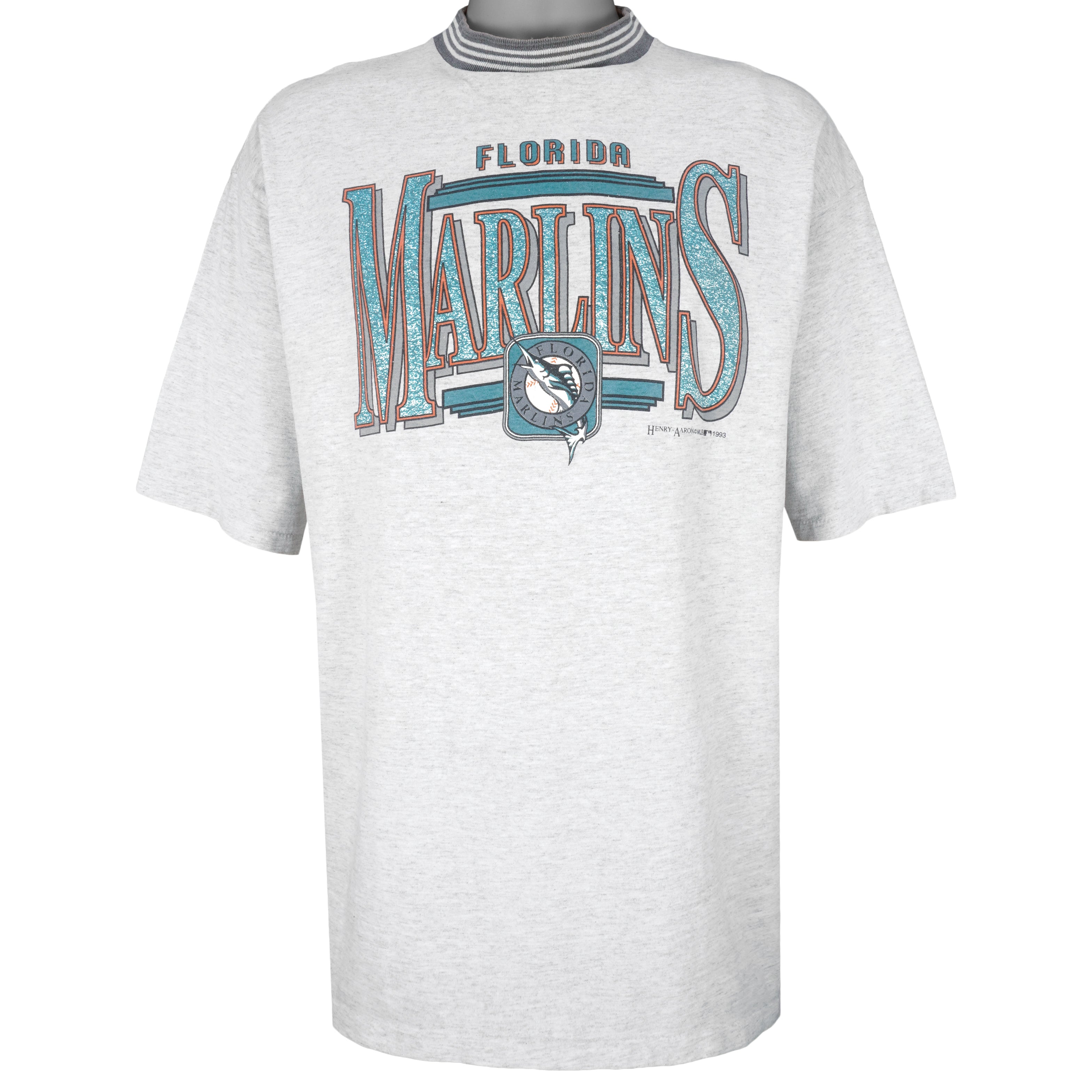 MLB (True-Fan) - Florida Marlins T-Shirt 1993 X-Large Vintage Retro Baseball