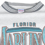 MLB (True-Fan) - Florida Marlins T-Shirt 1993 X-Large Vintage Retro Baseball