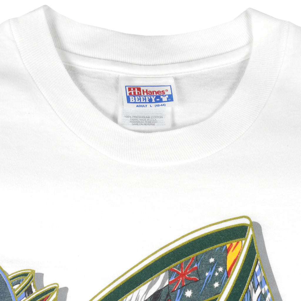 Vintage (Hanes) - Atlanta 1996 Olympic T-Shirt 1992 Large Vintage Retro