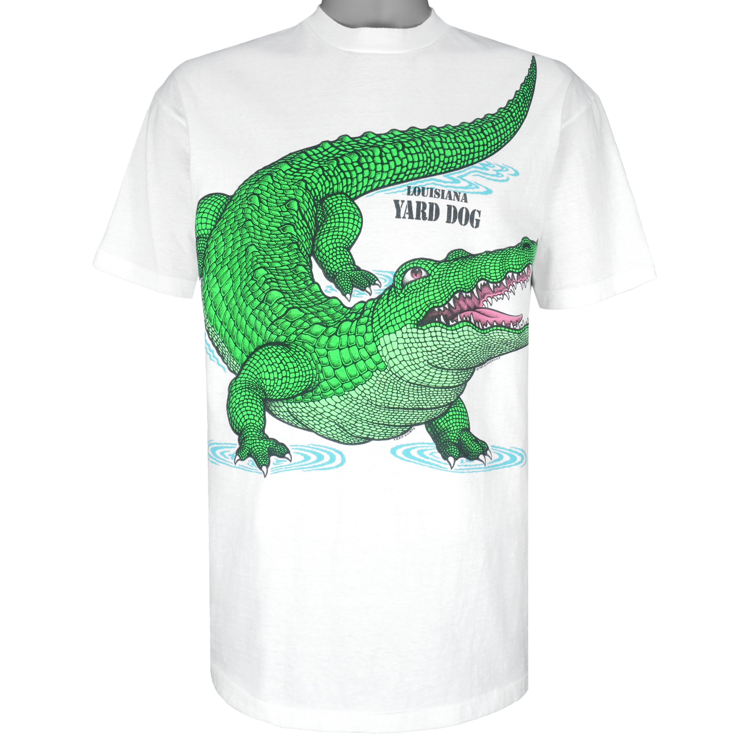 Vintage (Hanes) - Louisiana Yard Dog Crocodile T-Shirt 1989 X-Large