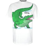 Vintage (Hanes) - Louisiana Yard Dog Crocodile T-Shirt 1989 X-Large